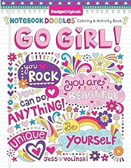 Notebook doodles girl for sale  Delivered anywhere in UK