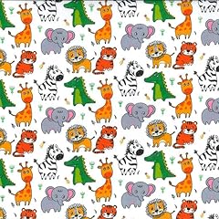 Polycotton fabric animal for sale  Delivered anywhere in UK
