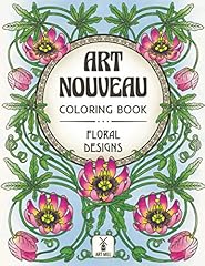 Art nouveau coloring d'occasion  Livré partout en France