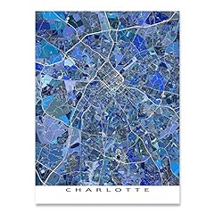 Charlotte map print for sale  Delivered anywhere in USA 