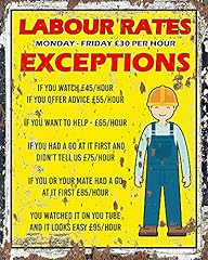 Labour rates workman for sale  Delivered anywhere in UK