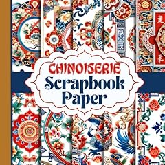 Chinoiserie scrapbook paper for sale  Delivered anywhere in UK