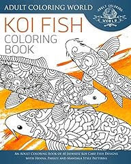 Koi fish coloring for sale  Delivered anywhere in UK