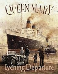 Image on ROLLED CANVAS Queen Mary Walsh Kevin - Coastal for sale  Delivered anywhere in UK