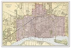 Antiguos maps detroit for sale  Delivered anywhere in USA 