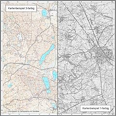 Ziegenhals farbig topographische gebraucht kaufen  Wird an jeden Ort in Deutschland
