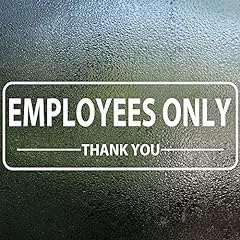 Employees sign sticker for sale  Delivered anywhere in USA 
