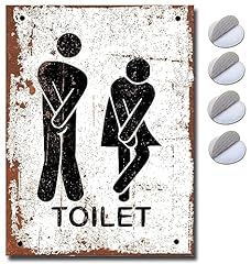 Funny toilet sign for sale  Delivered anywhere in UK