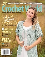 Crochet magazine delicate for sale  Delivered anywhere in USA 