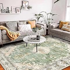 Mujoo green rug for sale  Delivered anywhere in USA 