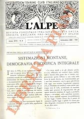 Sistemazioni montane demografi usato  Spedito ovunque in Italia 