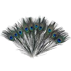 20pcs peacock feathers for sale  Delivered anywhere in UK