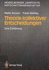 Theorie kollektiver entscheidu d'occasion  Livré partout en Belgiqu