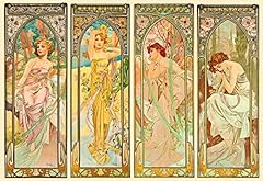Alphonse mucha canvas for sale  Delivered anywhere in USA 
