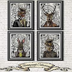 Steampunk animals wall for sale  Delivered anywhere in UK