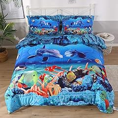 Qucover dolphin comforter for sale  Delivered anywhere in USA 