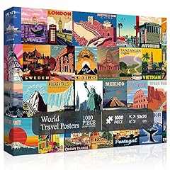 Travel posters puzzles for sale  Delivered anywhere in USA 