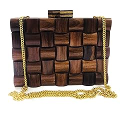 Wooden vegan handbag for sale  Delivered anywhere in UK