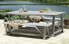 Malibu greywash wooden for sale  Delivered anywhere in UK