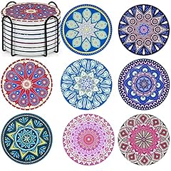 Mandala coasters set for sale  Delivered anywhere in UK