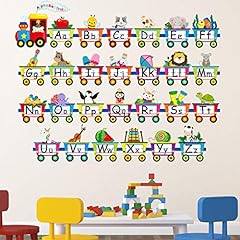 Alphabet train wall for sale  Delivered anywhere in USA 