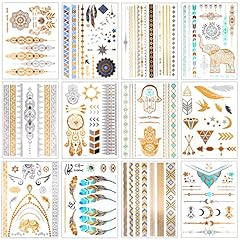 Metallic temporary tattoos for sale  Delivered anywhere in USA 