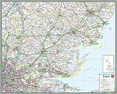 Essex county map for sale  Delivered anywhere in UK