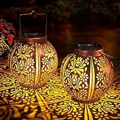 Solar lanterns outdoor for sale  Delivered anywhere in USA 