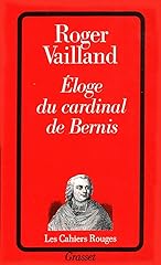 Eloge cardinal bernis d'occasion  Livré partout en France