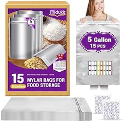 15pcs mylar bags for sale  Delivered anywhere in UK