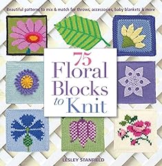 Floral blocks knit for sale  Delivered anywhere in USA 