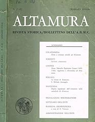 Altamura. rivista storica usato  Spedito ovunque in Italia 