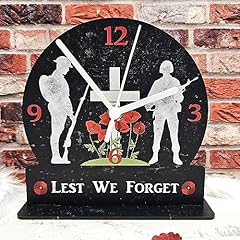 Personalised lest forget for sale  Delivered anywhere in UK