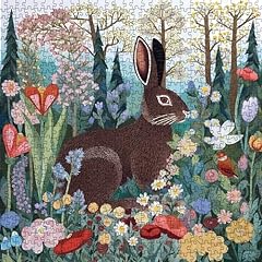 Flower bunny puzzle for sale  Delivered anywhere in USA 