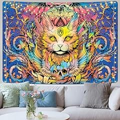 Invoibler cat tapestry for sale  Delivered anywhere in USA 