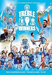 Manchester city treble for sale  Delivered anywhere in UK