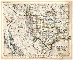 Historic map texas for sale  Delivered anywhere in USA 