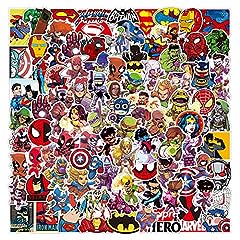 100pcs superhero stickers for sale  Delivered anywhere in UK
