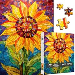 Stained glass sunflower for sale  Delivered anywhere in USA 