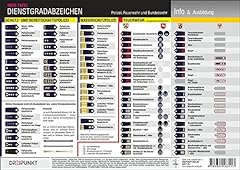 Dienstgradabzeichen: Polizei - Feuerwehr - Bundeswehr gebraucht kaufen  Wird an jeden Ort in Deutschland
