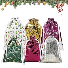 6pcs christmas drawstring for sale  Delivered anywhere in UK