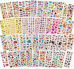 1000 adesivi bambini usato  Spedito ovunque in Italia 