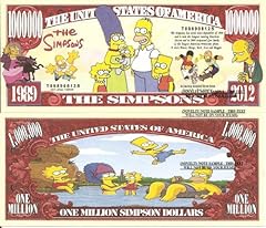 Novelty dollar simpsons for sale  Delivered anywhere in UK