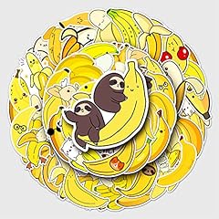 50pcs banana stickers for sale  Delivered anywhere in UK