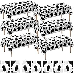 Cow print tablecloth for sale  Delivered anywhere in USA 