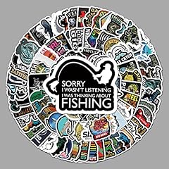 100pcs stickers fishing for sale  Delivered anywhere in UK