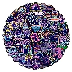 Neon graffiti stickers for sale  Delivered anywhere in UK