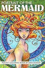 Portrait mermaid coloring for sale  Delivered anywhere in UK