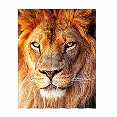 Lion printing velvet for sale  Delivered anywhere in USA 