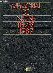 Memorial temps 1987 d'occasion  Livré partout en France